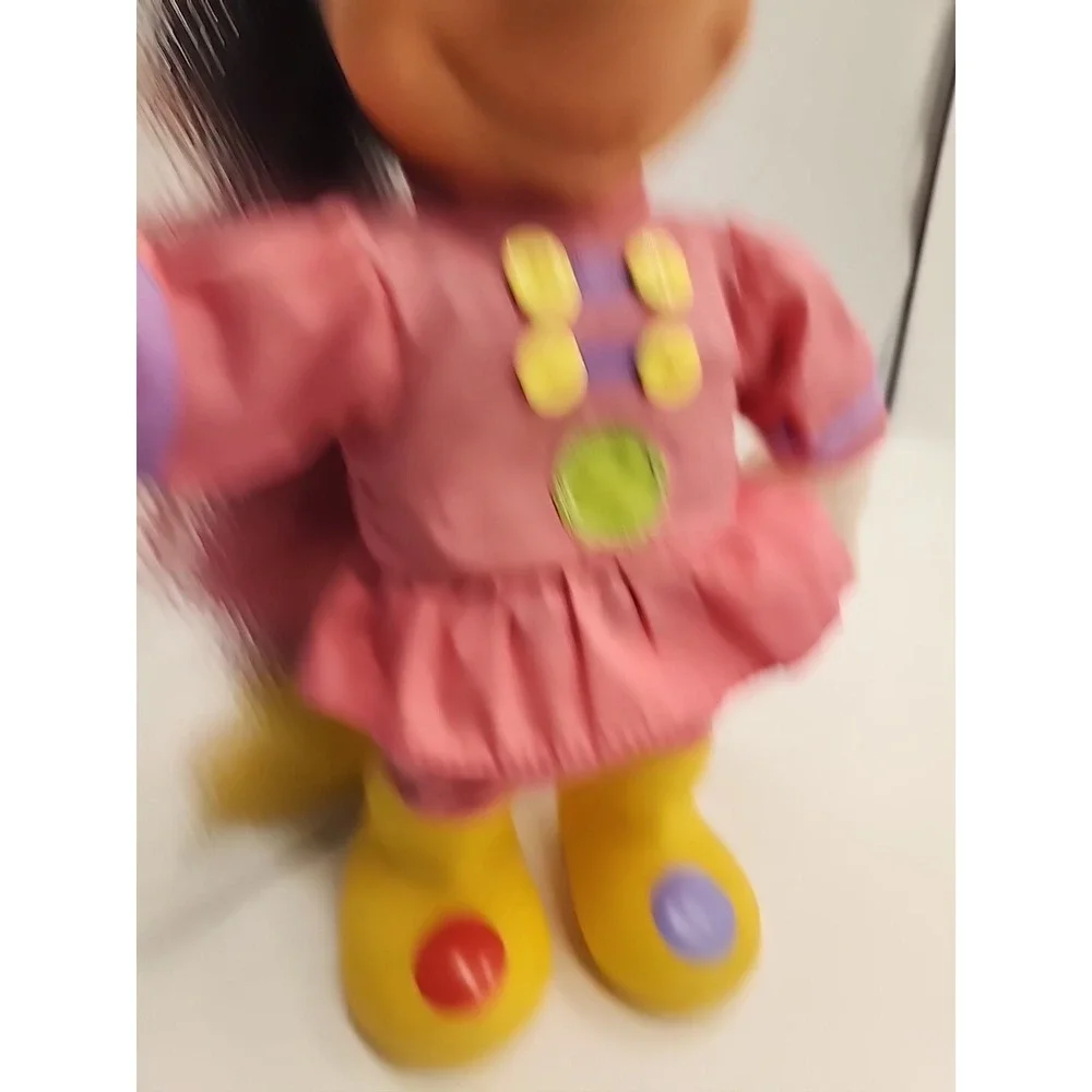 Vintage Minnie Mouse Musical Notes Doll Toy Disney 1990 Mattel 13.5
